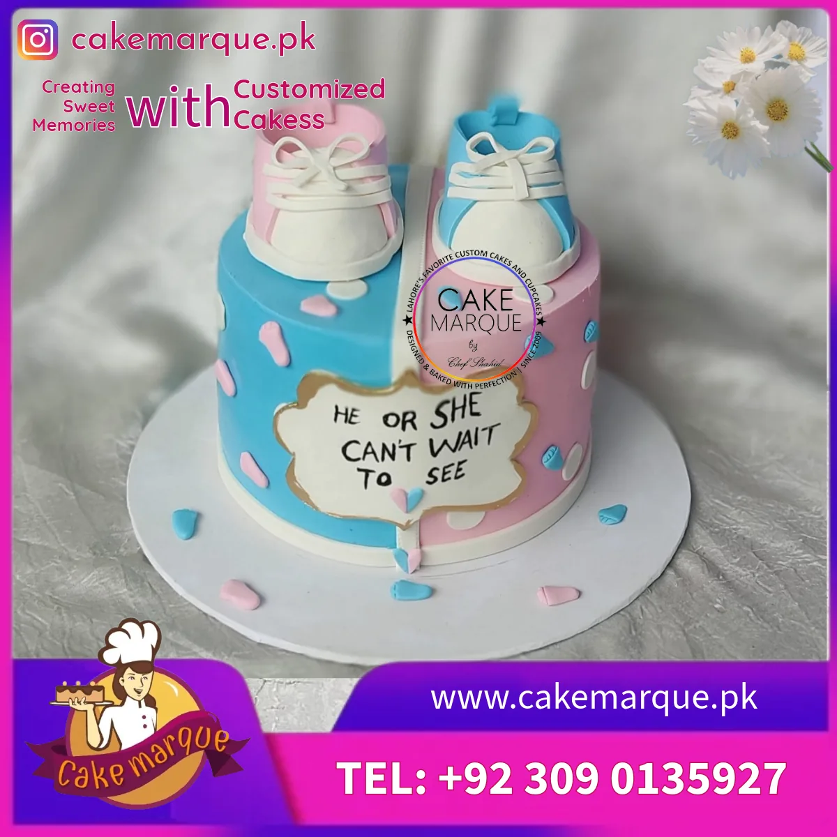 Birthday cake available for online order in Lahore