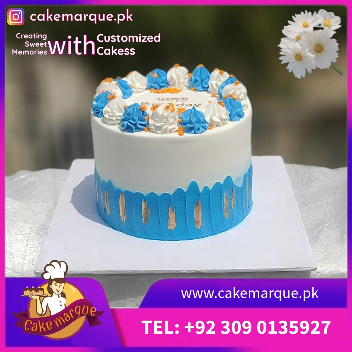 Baby Shower Cakes in Lahore — Themes, Gender Reveal & Ordering — Cake Marque Lahore blog