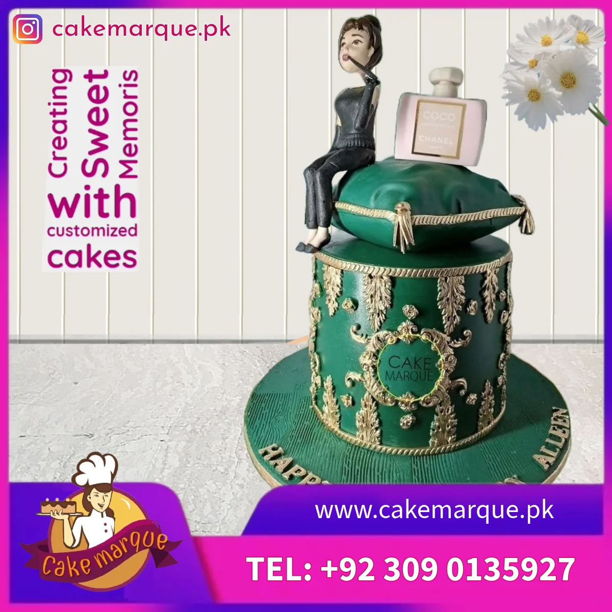 Cake Marque designer cake collection for Lahore celebrations